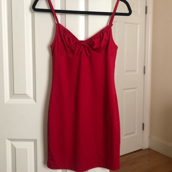 Princess Polly Dresses & Skirts - Red Bodycon Princess Polly Mini Dress
